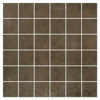 Mosaik Klinker Leiria Brons Halvpolerad 30x30 (5x5) cm